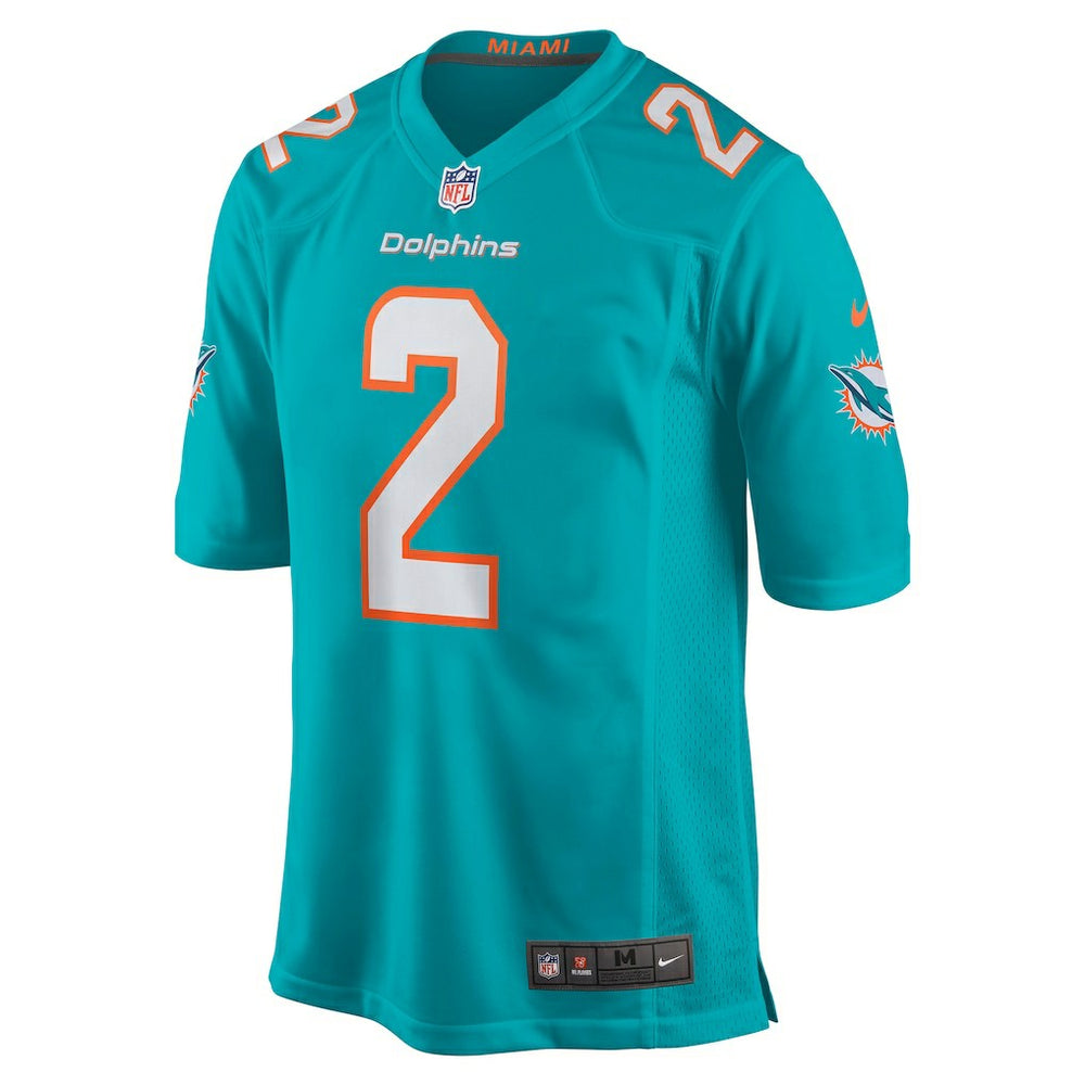 Bradley Chubb Miami Dolphins Game Player Jersey Aqua