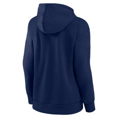 Cleveland Guardians Women's Core Logo Pullover Hoodie - Navy Hoodies