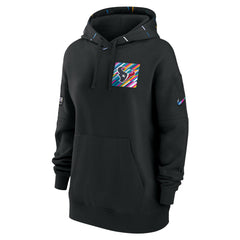 Houston Texans Women's 2023 NFL Crucial Catch Club Pullover Hoodie Black