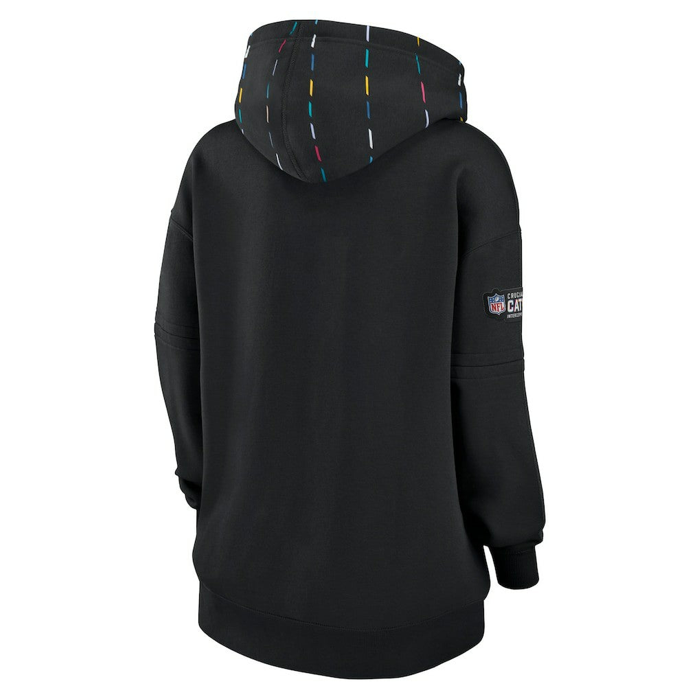 New York Jets Women's 2023 NFL Crucial Catch Club Pullover Hoodie Black