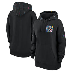 Las Vegas Raiders Women's 2023 NFL Crucial Catch Club Pullover Hoodie Black