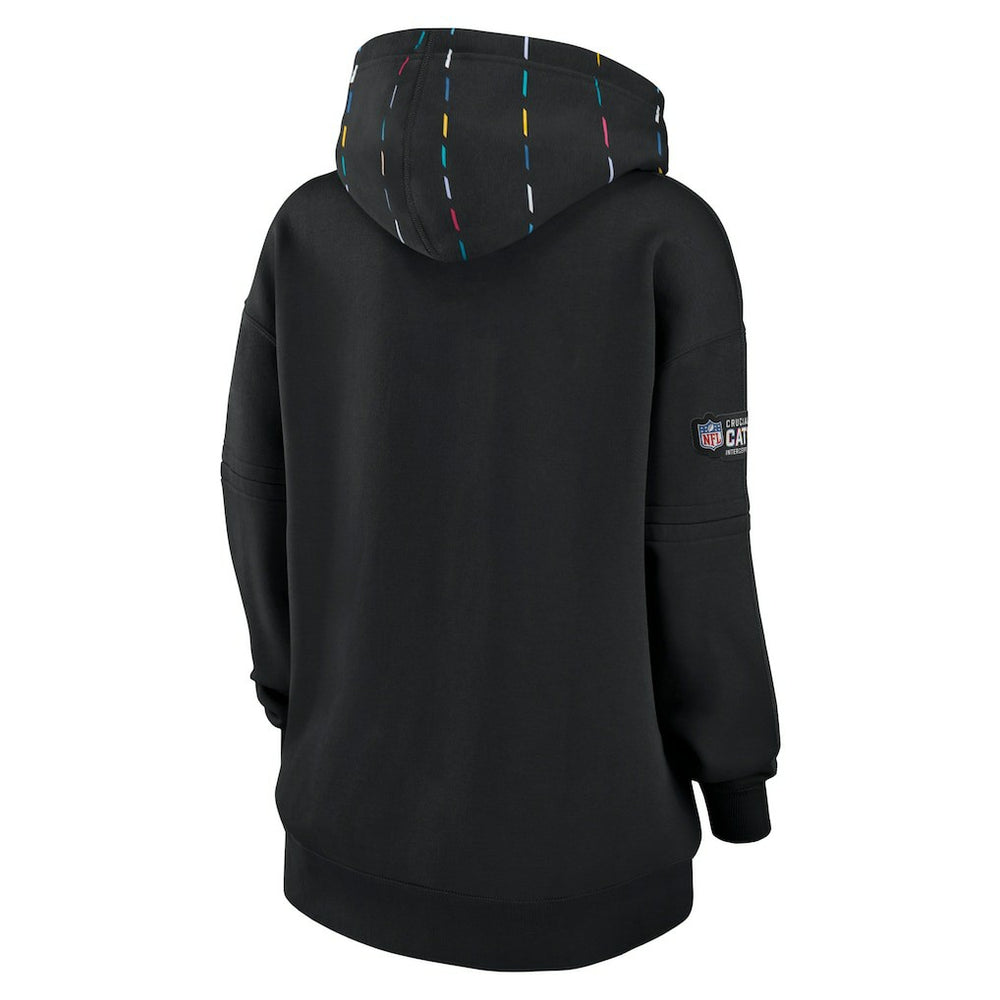 Las Vegas Raiders Women's 2023 NFL Crucial Catch Club Pullover Hoodie Black