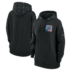 Tennessee Titans Women's 2023 NFL Crucial Catch Club Pullover Hoodie Black