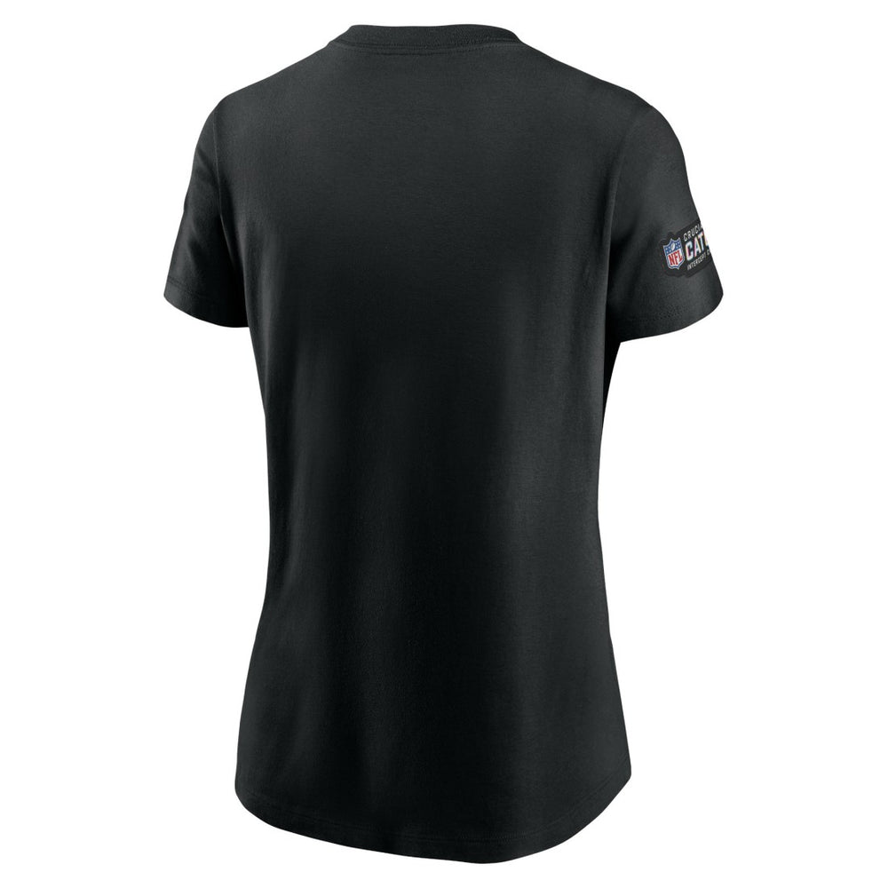 Houston Texans Women's Crucial Catch Sideline Tri-Blend T-Shirt Black
