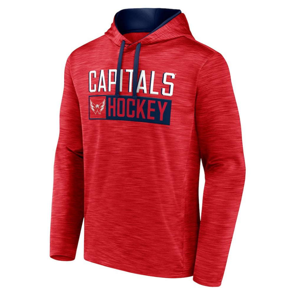 NHL Washington Capitals Fanatics Close Shave Pullover Hoodie - Heather Red