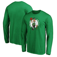 Boston Celtics Primary Team Logo Long Sleeve T-Shirt Kelly Green