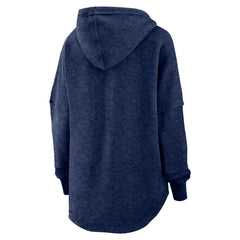 Houston Astros Fanatics Women's Luxe Pullover Hoodie - Heather Navy Hoodies