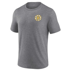 NHL Boston Bruins Fanatics Winger Tri-Blend T-Shirt - Heather Gray