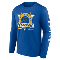 NHL St. Louis Blues Fanatics Rinkside Long Sleeve T-Shirt - Blue
