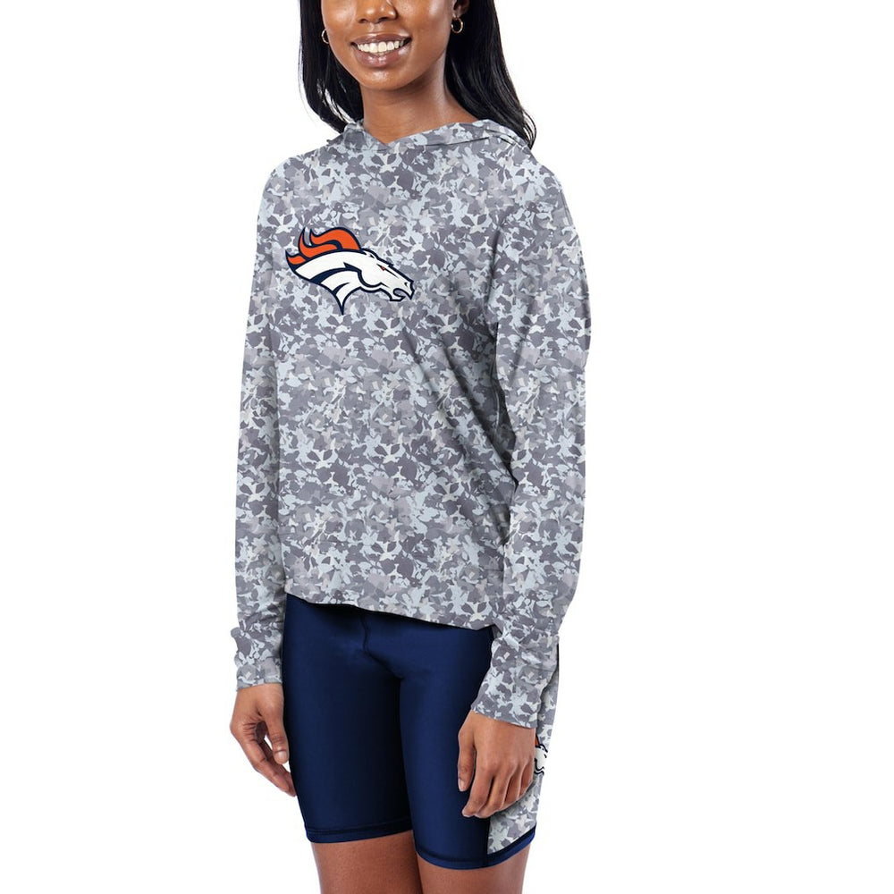 Denver Broncos Certo Women's Session Pullover Hoodie Navy