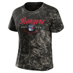 NHL New York Rangers Fanatics Women's Breakaway T-Shirt - Black