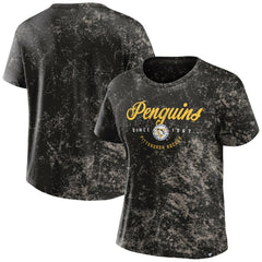 NHL Pittsburgh Penguins Fanatics Women's Breakaway T-Shirt - Black