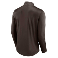 San Diego Padres Fanatics Quarterback Quarter-Zip Top - Brown Tops
