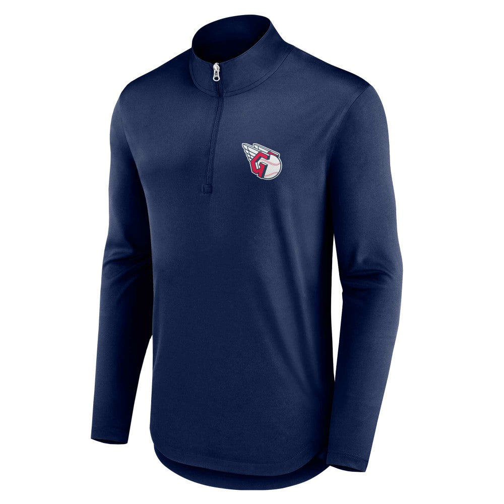 Cleveland Guardians Fanatics Quarterback Quarter-Zip Top - Navy Tops