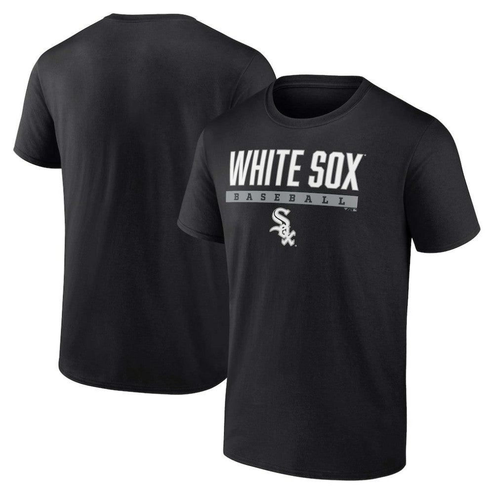 Chicago White Sox Fanatics Power Hit T-Shirt - Black T-shirts