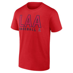 Los Angeles Angels Fanatics Two-Pack Combo T-Shirt Set - Red/White T-shirts