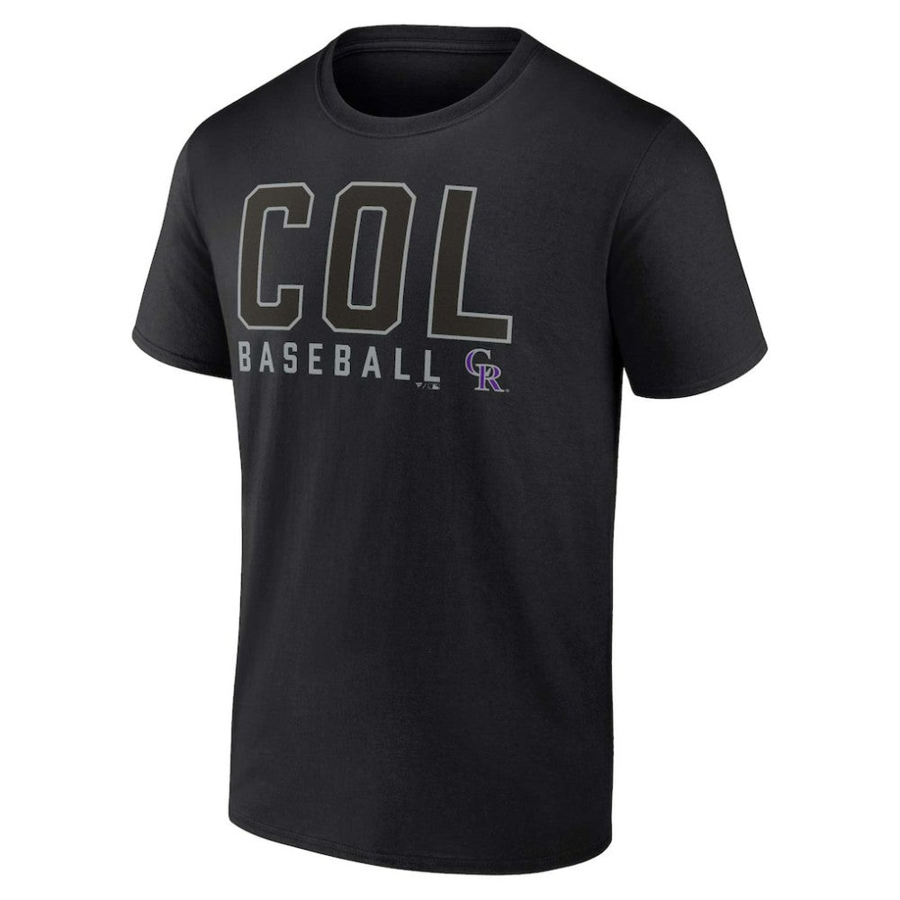 Colorado Rockies Fanatics Two-Pack Combo T-Shirt Set - Black/White T-shirts
