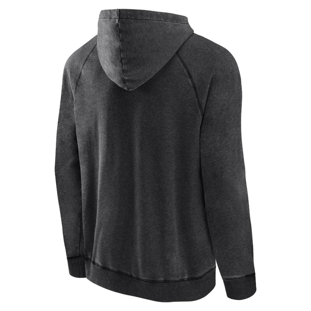 Portland Trail Blazers Foul Trouble Snow Wash Raglan Pullover Hoodie Heather Charcoal