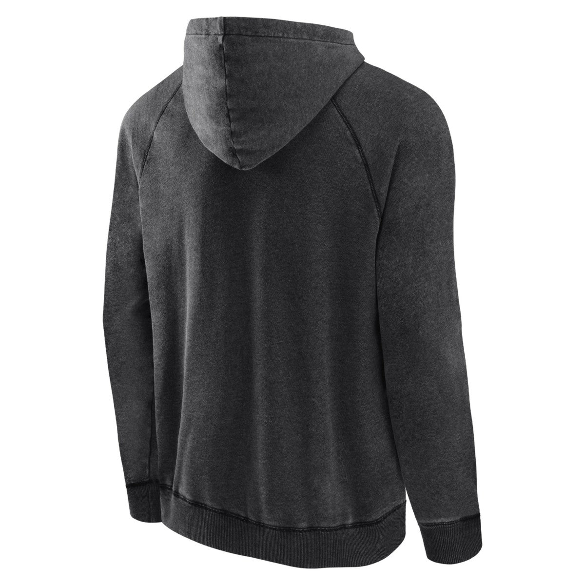 Utah Jazz Foul Trouble Snow Wash Raglan Pullover Hoodie Heather Charcoal