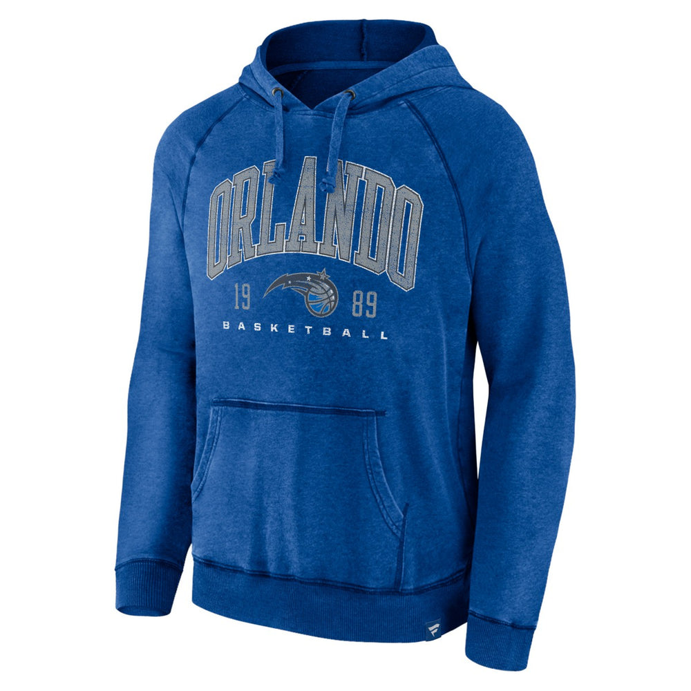 Orlando Magic Foul Trouble Snow Wash Raglan Pullover Hoodie Heather Blue