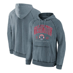 Washington Wizards Foul Trouble Snow Wash Raglan Pullover Hoodie Heather Navy