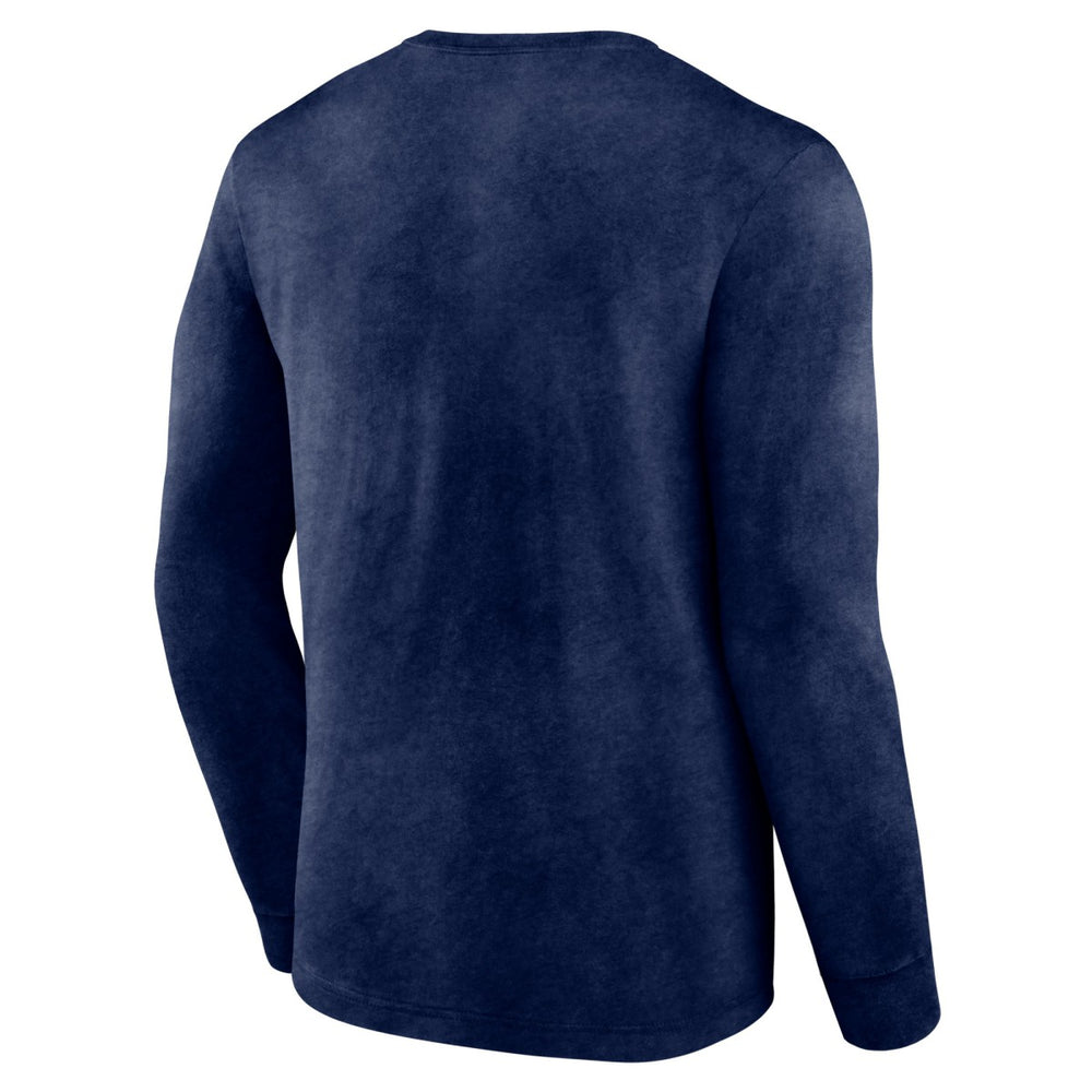 Washington Wizards Front Court Press Snow Wash Long Sleeve T-Shirt Heather Navy