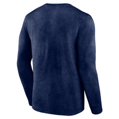 Washington Wizards Front Court Press Snow Wash Long Sleeve T-Shirt Heather Navy
