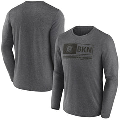 Brooklyn Nets Three-Point Play T-Shirt Heather Charcoal