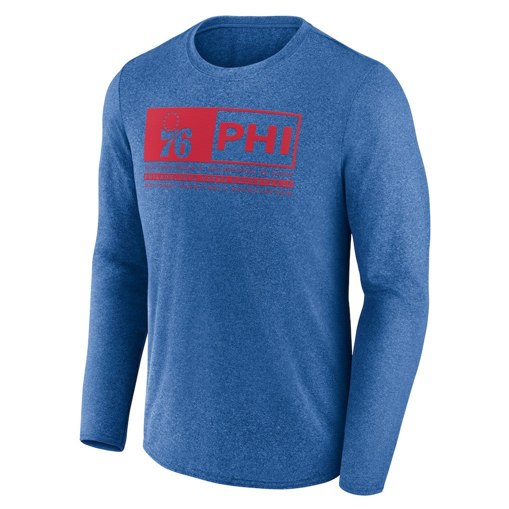 Philadelphia 76ers Three-Point Play T-Shirt Heather Royal