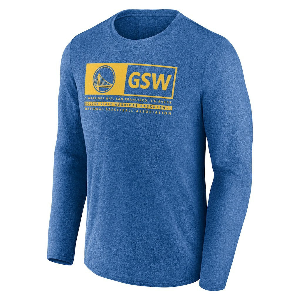 Golden State Warriors Three-Point Play T-Shirt Heather Royal