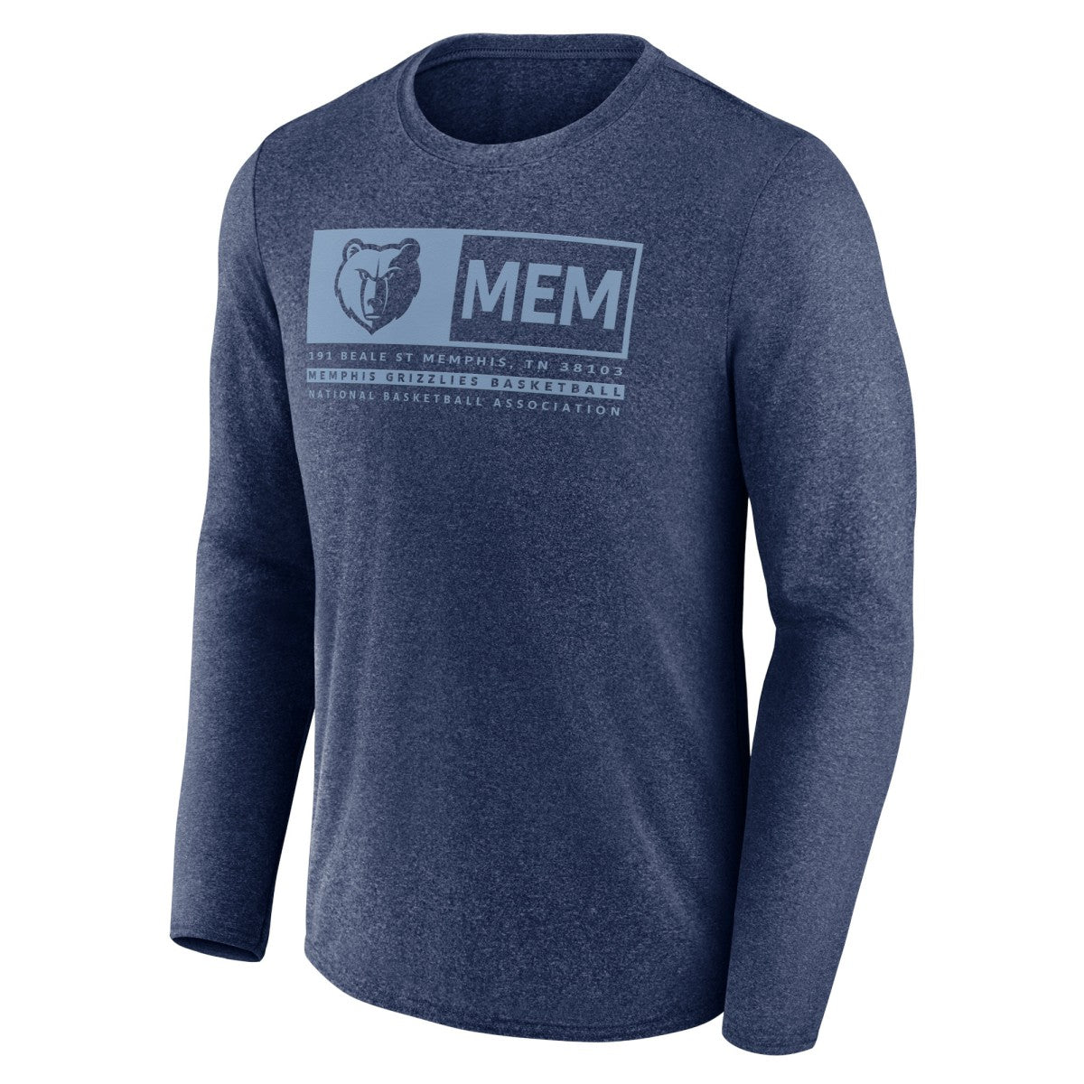 Memphis Grizzlies Three-Point Play T-Shirt Heather Navy