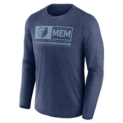 Memphis Grizzlies Three-Point Play T-Shirt Heather Navy