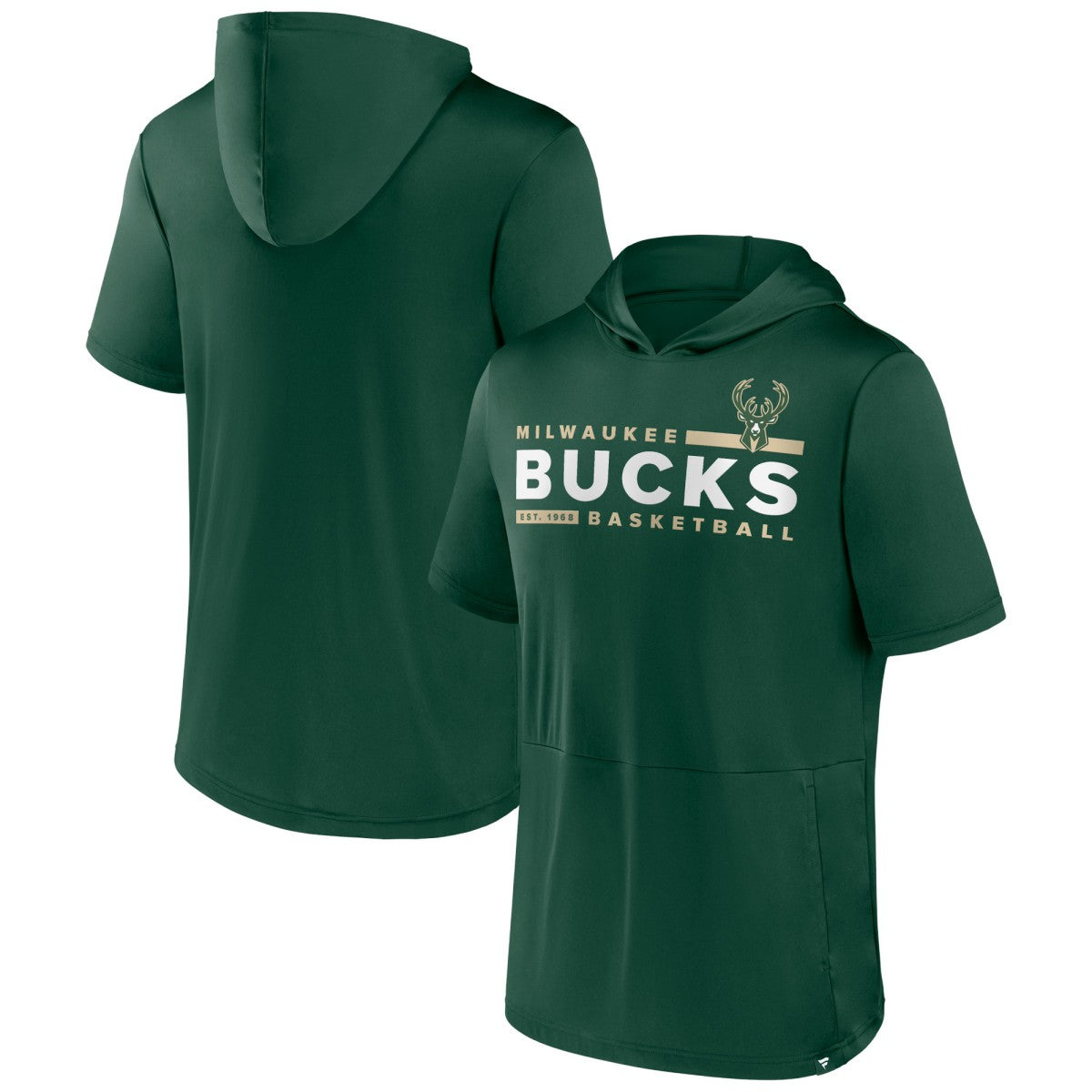 Milwaukee Bucks Possession Hoodie T-Shirt Hunter Green