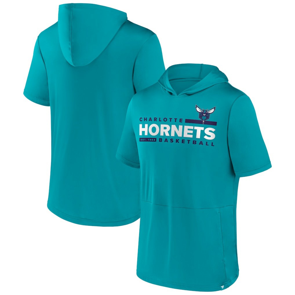 Charlotte Hornets Possession Hoodie T-Shirt Teal