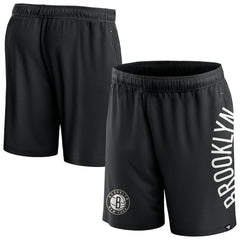 Brooklyn Nets Post Up Mesh Shorts Black