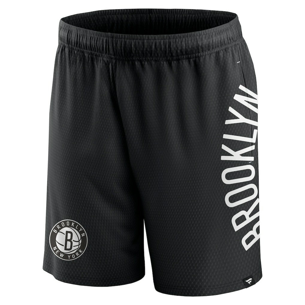 Brooklyn Nets Post Up Mesh Shorts Black