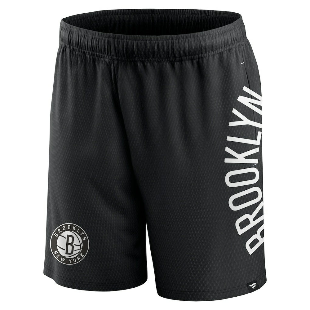 Brooklyn Nets Post Up Mesh Shorts Black