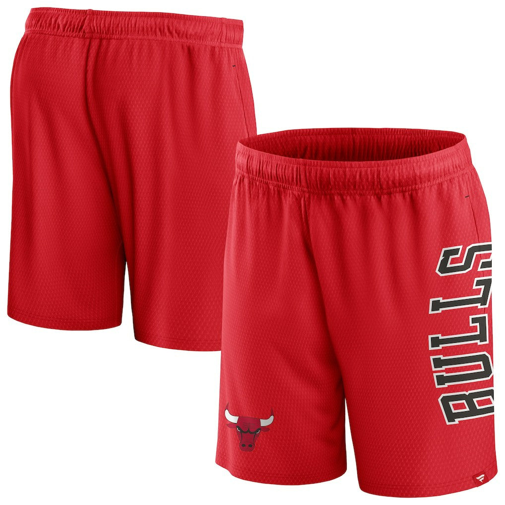 Chicago Bulls Post Up Mesh Shorts Red