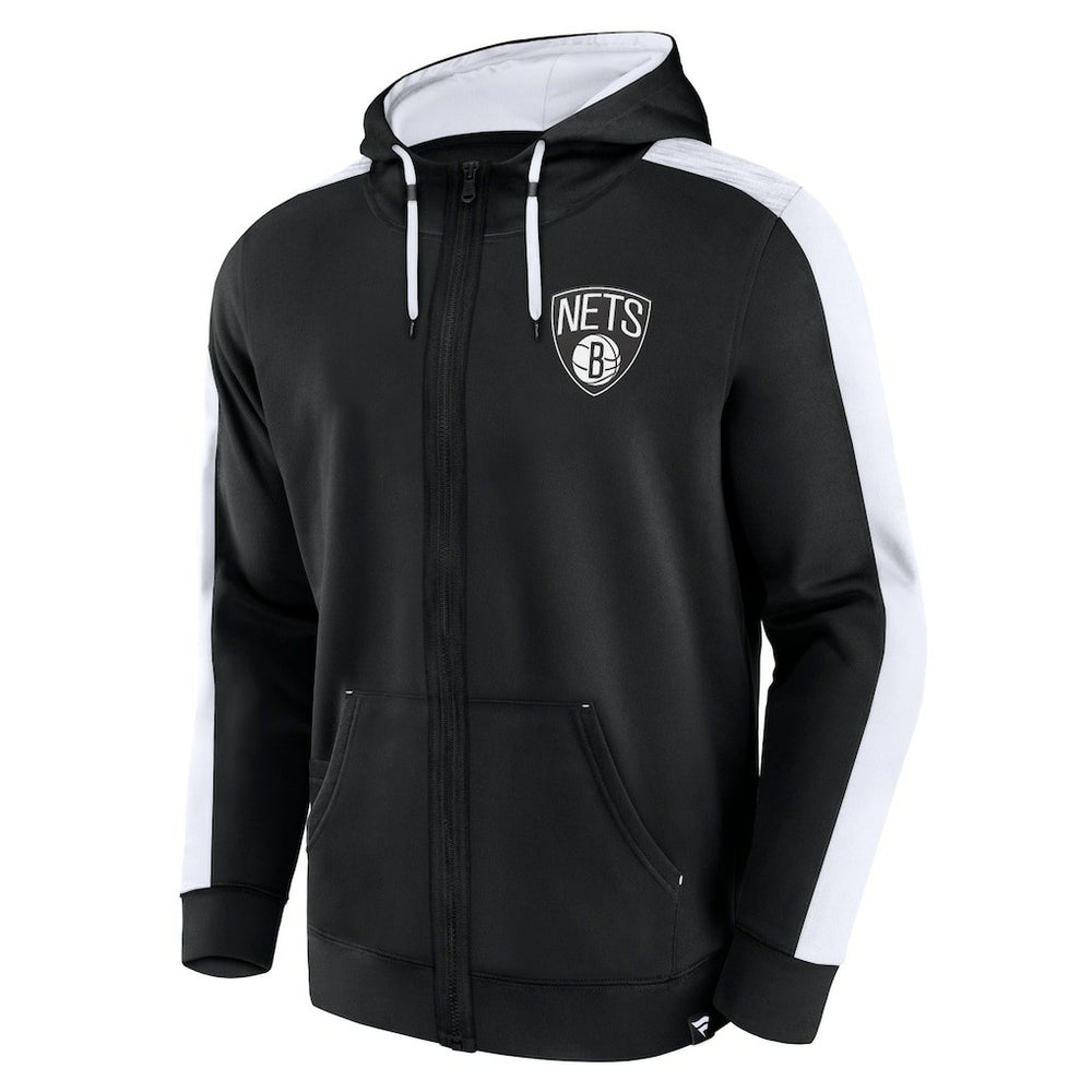 Brooklyn Nets Rainbow Shot Full-Zip Hoodie Black