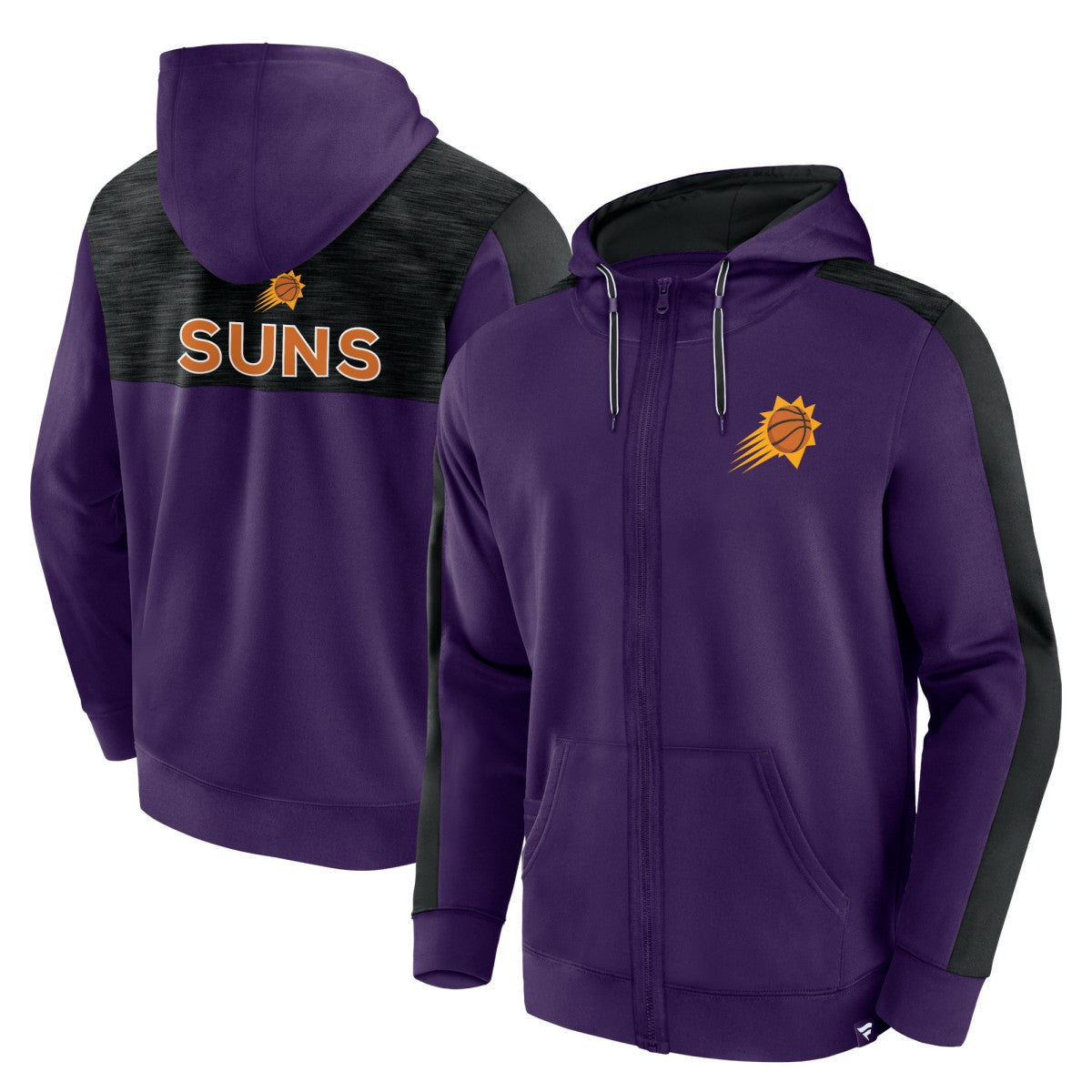 Phoenix Suns Rainbow Shot Full-Zip Hoodie Purple