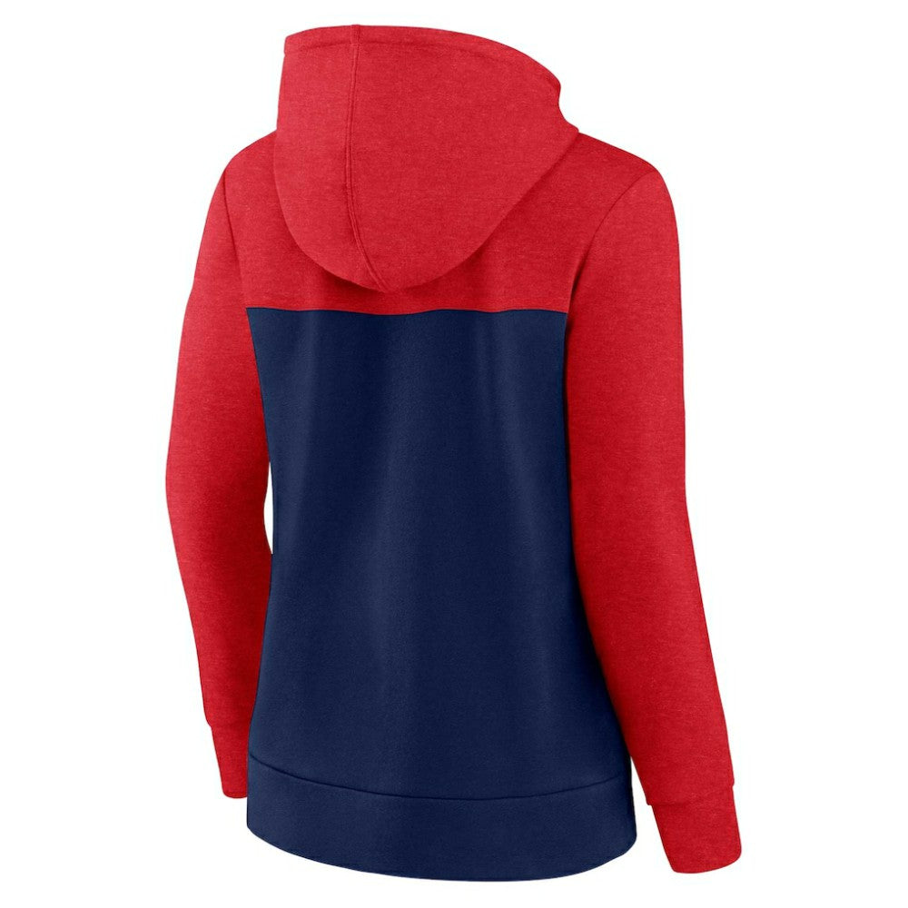 St. Louis Cardinals Fanatics Women's City Ties Hoodie Full-Zip Sweatshirt - Red/Navy Hoodies