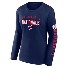 Washington Nationals Fanatics Women's T-Shirt Combo Pack - Navy/Red T-shirts