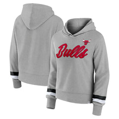 Chicago Bulls Women's Halftime Pullover Hoodie Heather Gray