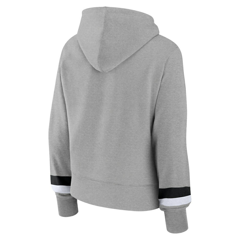 Chicago Bulls Women's Halftime Pullover Hoodie Heather Gray
