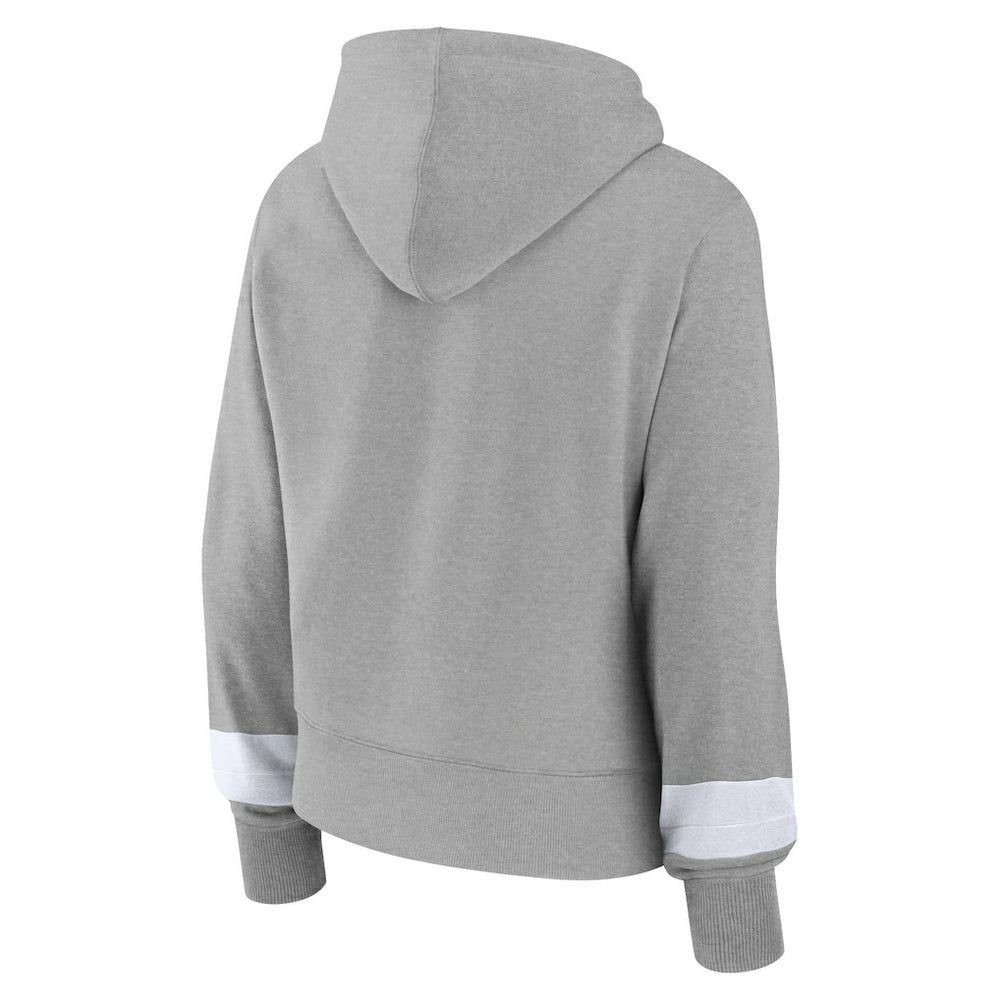 Brooklyn Nets Women's Halftime Pullover Hoodie Heather Gray