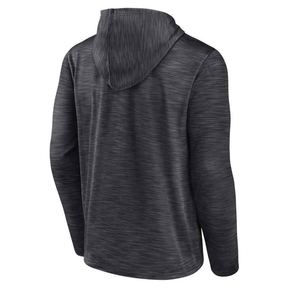 Utah Jazz Fast Break Pullover Hoodie Heather Charcoal