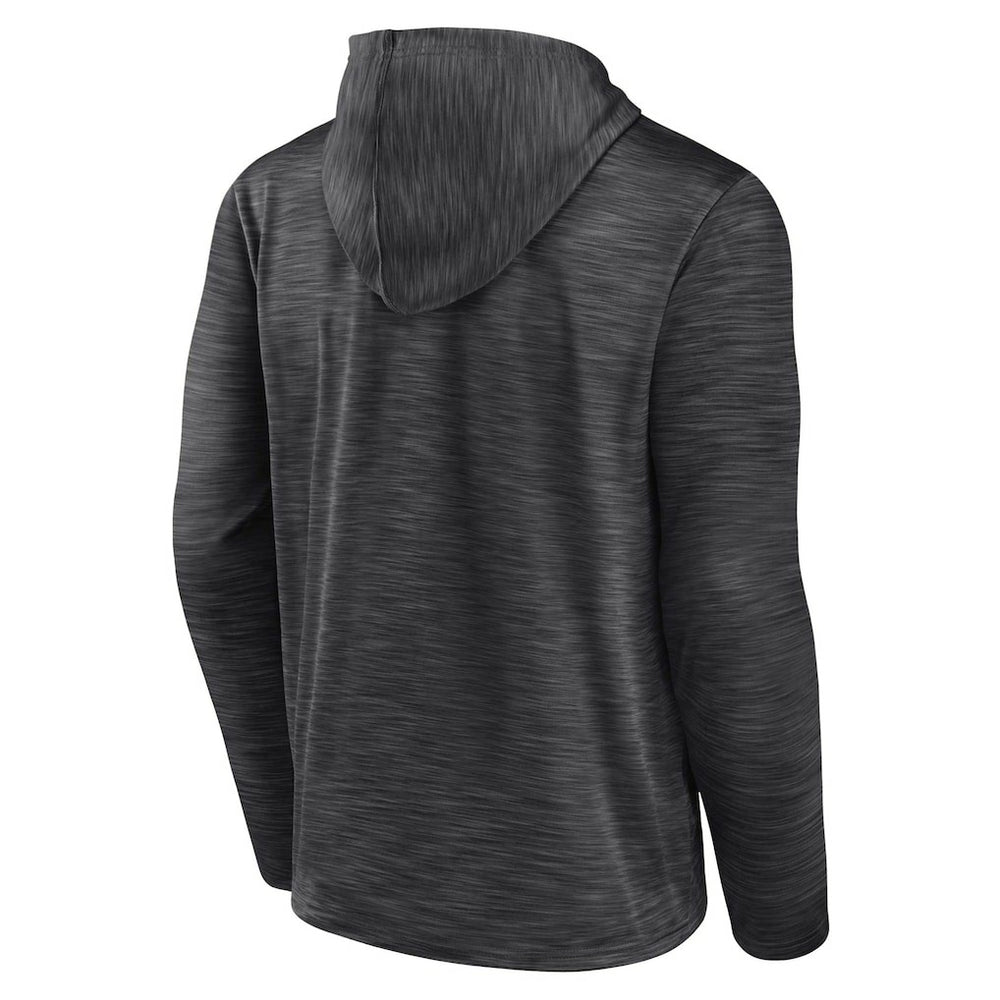 Brooklyn Nets Fast Break Pullover Hoodie Heather Charcoal