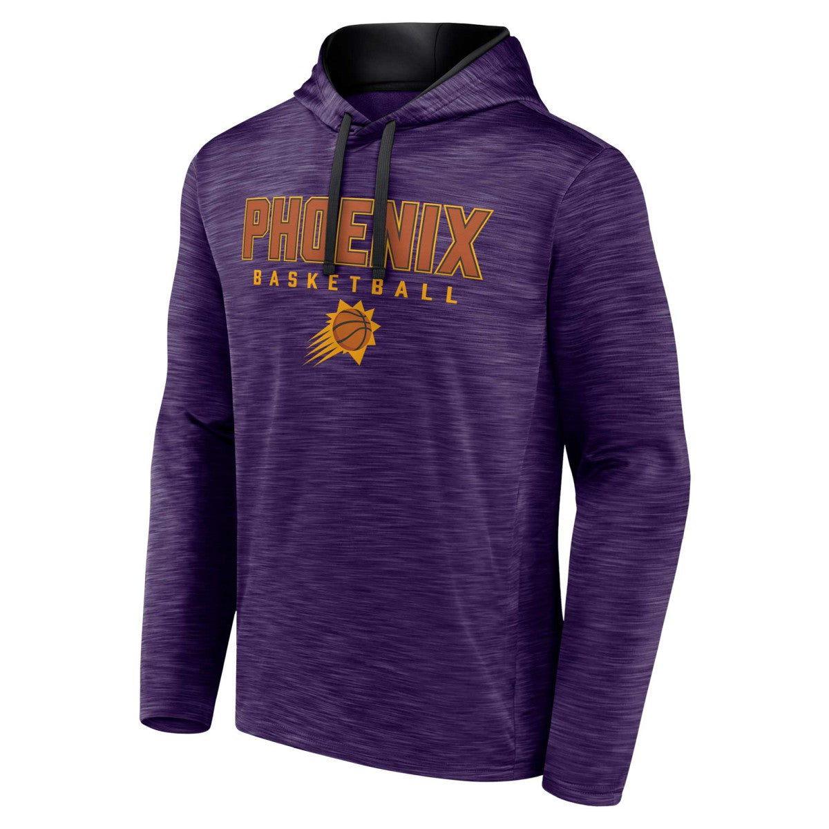 Phoenix Suns Fast Break Pullover Hoodie Heather Purple