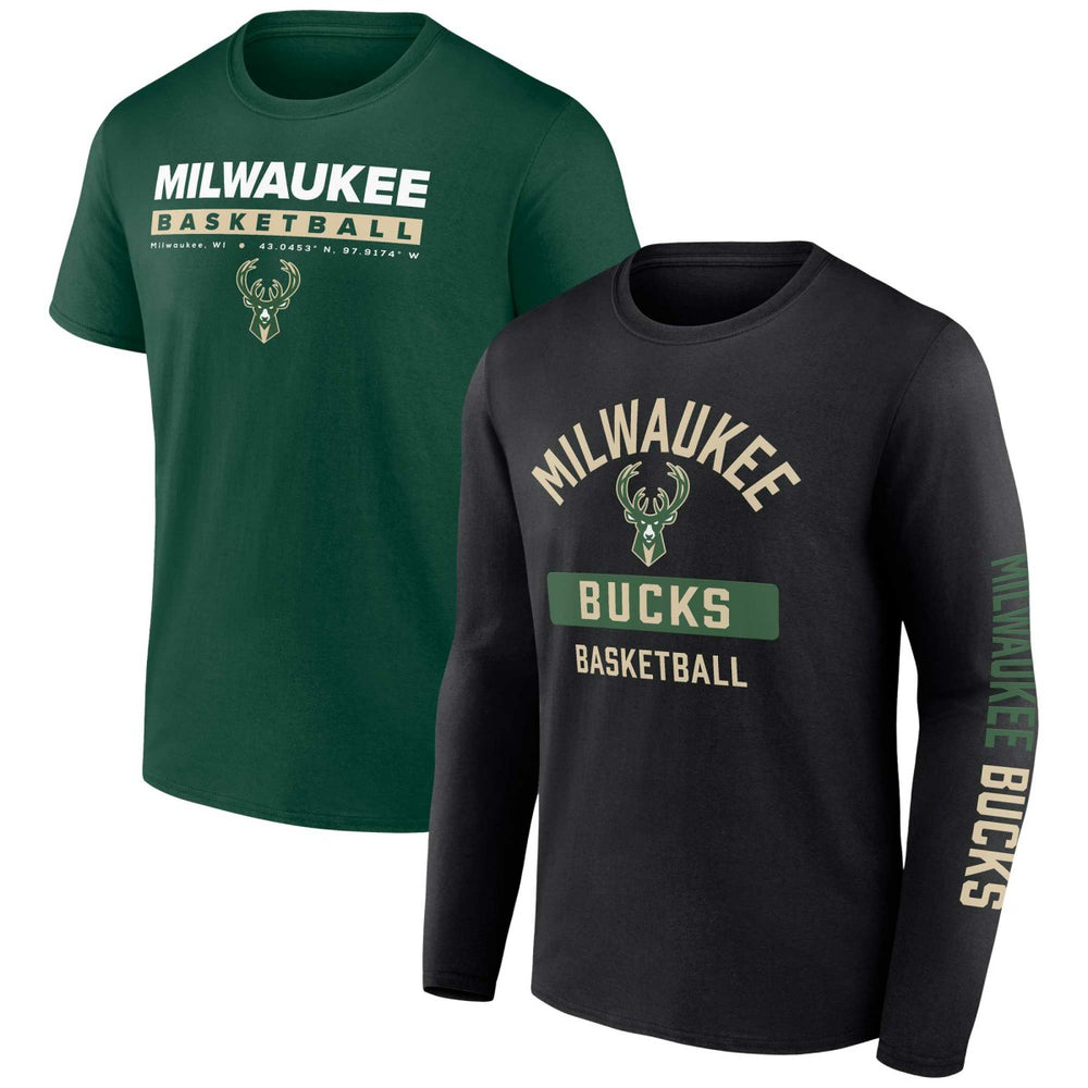 Milwaukee Bucks Two-Pack Just Net Combo Set Hunter Green/Black
