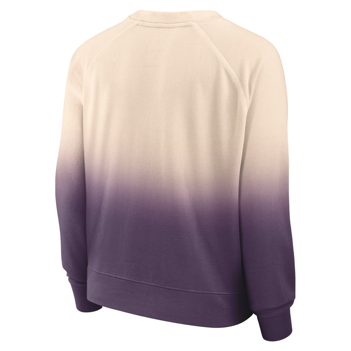 Phoenix Suns Women's Lounge Arch Raglan Pullover Sweatshirt Tan/Purple